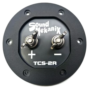3" Round Terminal Cup (Single Input) Gray