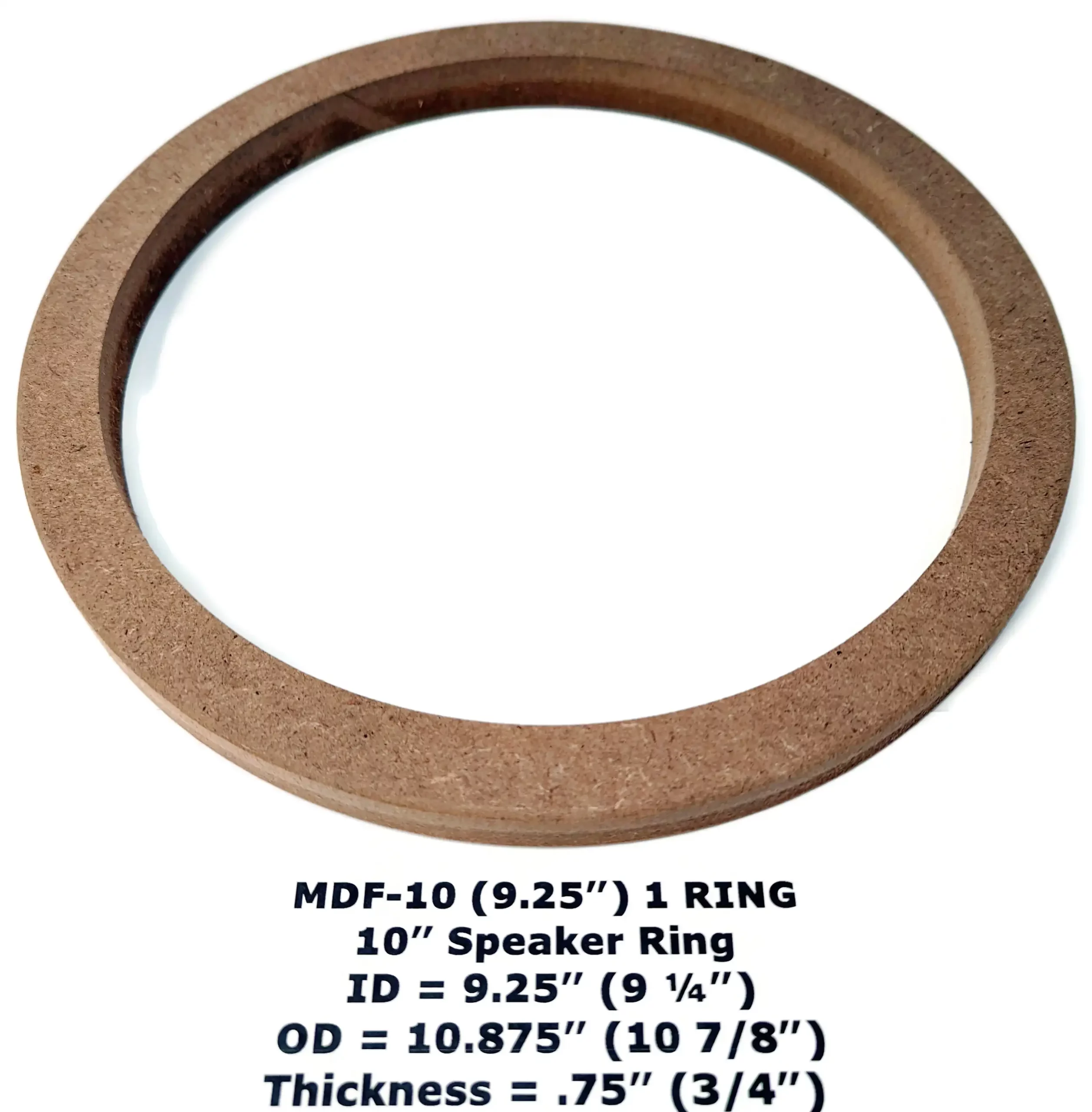 thumbnail image 2 of Sound Mekanix 6x9 MDF Speaker Spacer Rings - 1/4 Inch Thick - Pair - Made In USA 2 of 3