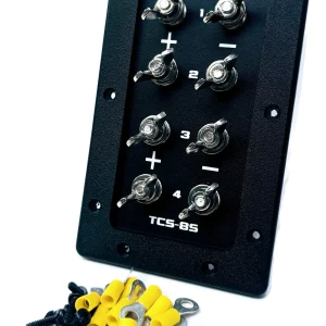 Square Terminal Cup (Quad Input) Black